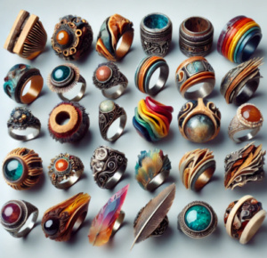 Anillos Hechos de Materiales Extraños